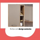 Torre Quente Amêndoa 3 Portas Mel/fumê 909301 - Telasul