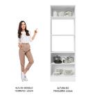 Torre Quente Armário De Cozinha 100% Mdf 70 Cm Para 2 Fornos