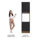 Torre Quente Armário De Cozinha 60 Cm 1 Porta 3 Gavetas Rusti