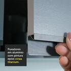 Torre Quente Armário De Cozinha 60 Cm 2 Portas 2 Nichos Cinza