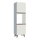 Torre-quente Armário De Cozinha 60 Cm 2 Portas Branco Reims M