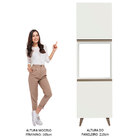 Torre-quente Armário De Cozinha 60 Cm 2 Portas Branco Reims M