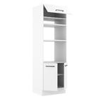 Torre Quente Armário De Cozinha 70 Cm 3 Portas Branco Agata M
