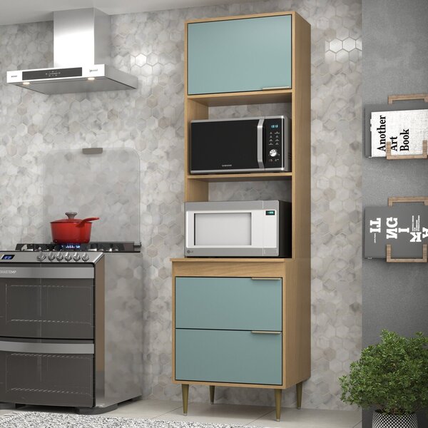 Torre Quente Armário Forno E Micro-ondas 45 Litros Ágata Noga