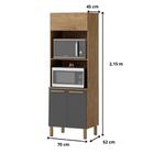 Torre Quente Cozinha Clarice Para 2 Fornos Am/am Grafite