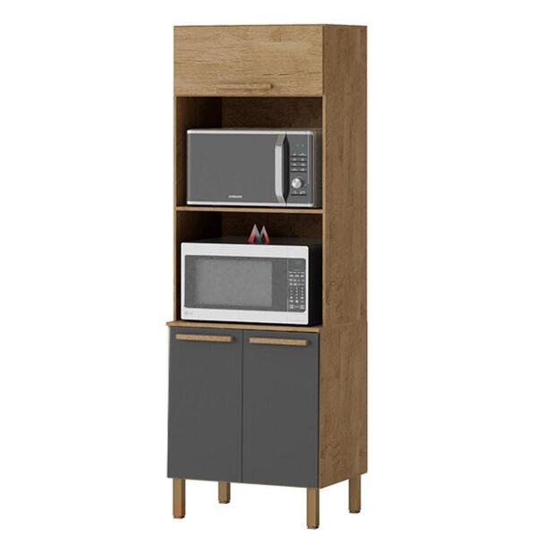 Torre Quente Cozinha Clarice Para 2 Fornos Am/am Grafite