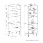 Torre Quente De Cozinha Montado Em Madeira Cinza 70cm Cisne C
