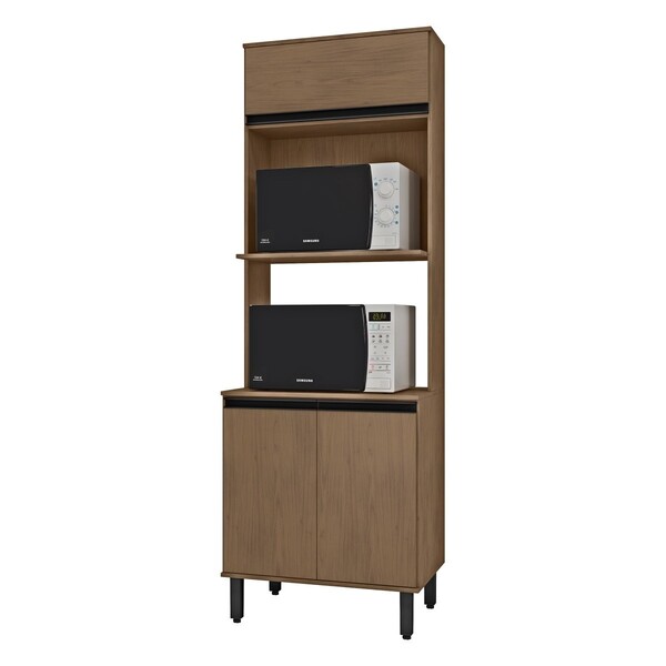 Torre Quente Duplo Forno 3 Portas  Vick Nogal