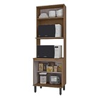 Torre Quente Duplo Forno 3 Portas  Vick Nogal