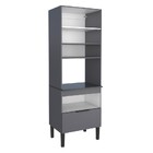 Torre Quente Em Madeira Cinza 70cm Cisne Cozimax