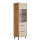 Torre Quente Em Mdf Para Cozinha 70cm Atena Jequitibá/off Whi