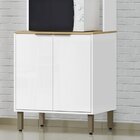 Torre Quente Glória 3 Portas Branco Neve - Mx Móveis