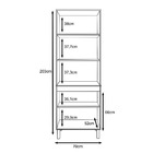 Torre Quente Karen 3 Portas Nature Off White Peternella