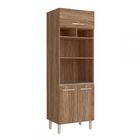 Torre Quente Loá 3 Portas Carvalho Rústico - Nicioli