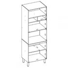 Torre Quente Loá 3 Portas Carvalho Rústico - Nicioli