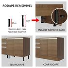 Torre Quente Madesa Stella 70 Cm 3 Portas - Branco/rustic