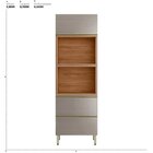 Torre Quente Mdf 2 Portas Basculantes 1 Gaveta 70cm Proença N