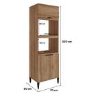 Torre Quente Miami Para 1 Forno 1 Microondas 3 Portas Carraro