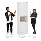 Torre Quente Milla Branco Mdf 70cm Carraro