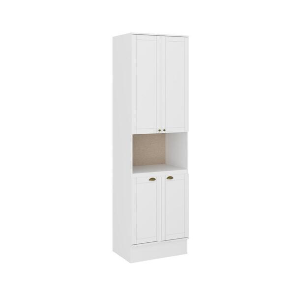 Torre Quente Milla Branco Mdf 70cm Carraro