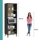 Torre Quente Para 1 Forno 4 Portas Lótus Carraro Preto