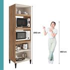 Torre Quente Para 2 Fornos 3 Portas Lótus Carraro Freijó