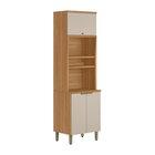 Torre Quente Para Cozinha 65cm Selene Jequitibá/off White Fos