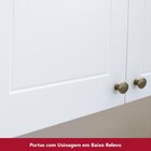 Torre Quente Para Forno 2 Gavetas Com Tampo Americana Branco/