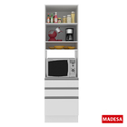 Torre Quente Para Fornos Armário De Cozinha 1 Porta E 3 Gavet