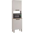 Torre Quente Valencia 2 Portas 2 Prateleiras Branco - Sallêto