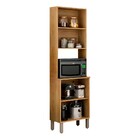 Torre Quente Valencia 2 Portas 2 Prateleiras Carvalho/grafite