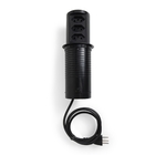 Torre Tomada Automática Slim 3 Tomadas 10a Nacional - Preto