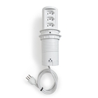 Torre Tomada Slim 3 Tomadas Elétricas 10a Nacional - Branco