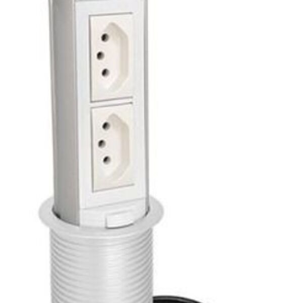 Torre Totem Manual 2 Tomada 10a - Branca