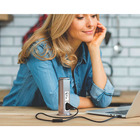 Torre Totem Manual 2 Tomada 20a - Cinza