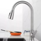 Torrneira Gourmet Monocomando Extensível Escovada Cozinha Aço