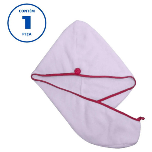 Touca Microfibra Anti Frizz Camesa 25x65 Ultra Absorvente