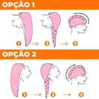 Touca Para Secar Cabelo Antifrizz Microfibra Ultra Absorvente