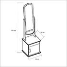 Toucador 7000 Jb Bechara Canela Quarto Organizador