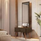 Toucador Com Gaveta E Espelho Viviany Canela