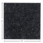 Tozeto Granito Brilhante Preto São Gabriel 7x7cm Forti Marmi