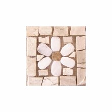 Tozetto Mosaico Fiore Bianco - 13x13cm