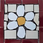 Tozetto Mosaico Fiore Ceramica 13x13cm