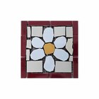 Tozetto Mosaico Fiore Ceramica 13x13cm