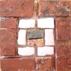 Tozetto Mosaico Rosso - 10x10cm