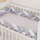 Trança Berço Bichinhos Cinza 4 M