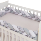 Trança Berço Bichinhos Cinza 4 M