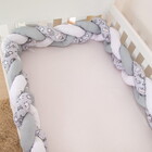 Trança Berço Bichinhos Cinza 4 M