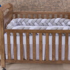 Trança Berço Cinza Branco 4 M