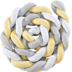 Trança Berço Cinza Branco Amarelo 4 M